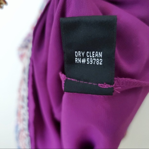 ADRIANNA PAPELL Silk Halter Dress Purple Size 10 - Picture 10 of 12